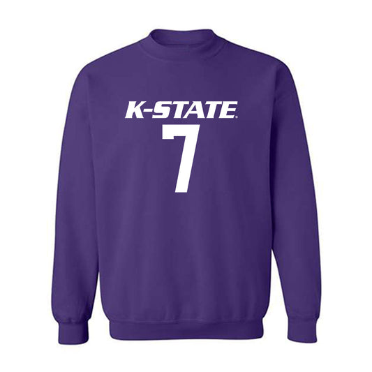 Kansas State - NCAA Women's Soccer : Sydney Coffman - Classic Shersey Crewneck Sweatshirt-0