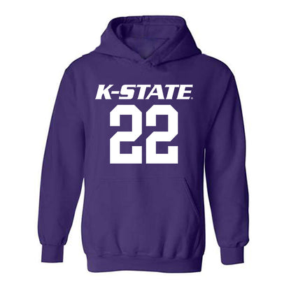 Kansas State - NCAA Women's Basketball : Ramiya White - Classic Shersey Hooded Sweatshirt-0