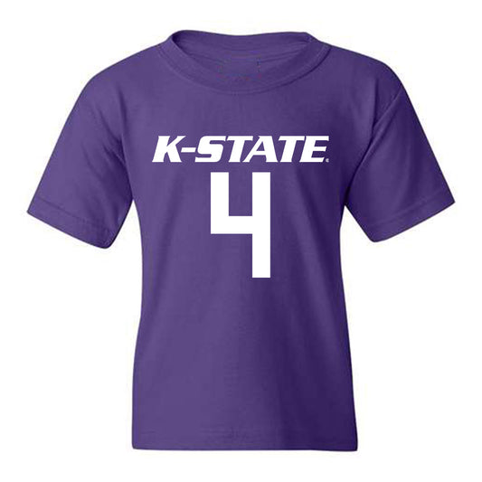 Kansas State - NCAA Men's Basketball : Mobi Ikegwuruka - Classic Shersey Youth T-Shirt