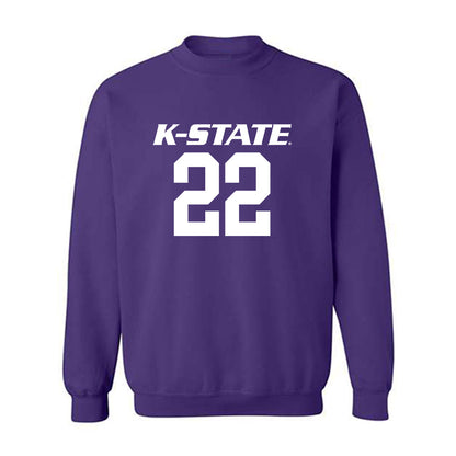 Kansas State - NCAA Women's Basketball : Ramiya White - Classic Shersey Crewneck Sweatshirt-0