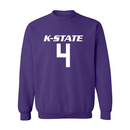 Kansas State - NCAA Women's Basketball : Nastja Claessens - Classic Shersey Crewneck Sweatshirt-0