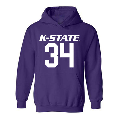 Kansas State - NCAA Women's Basketball : Tess Heal - Classic Shersey Hooded Sweatshirt-0