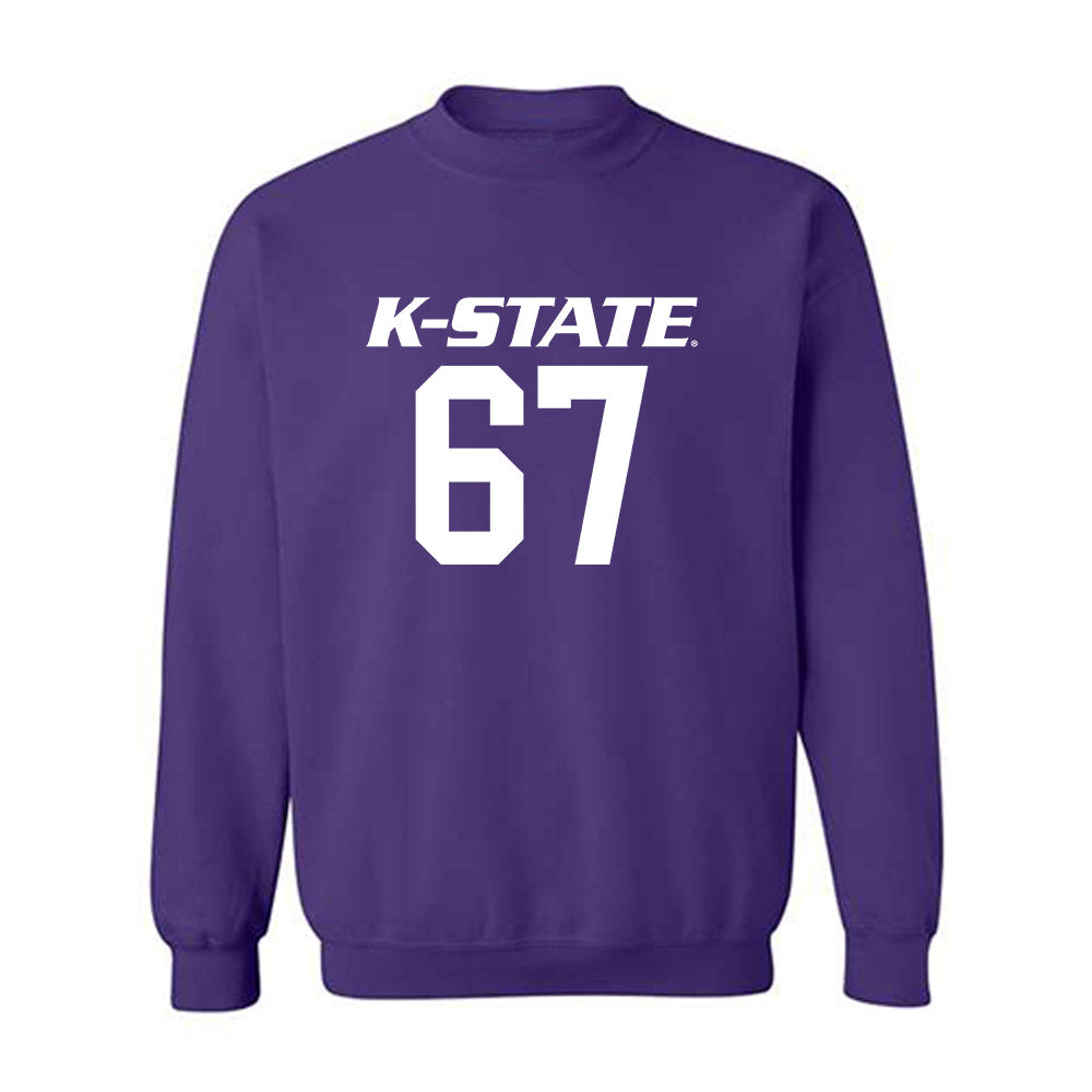 Kansas State - NCAA Football : Logan Cox - Crewneck Sweatshirt