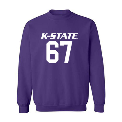 Kansas State - NCAA Football : Logan Cox - Crewneck Sweatshirt