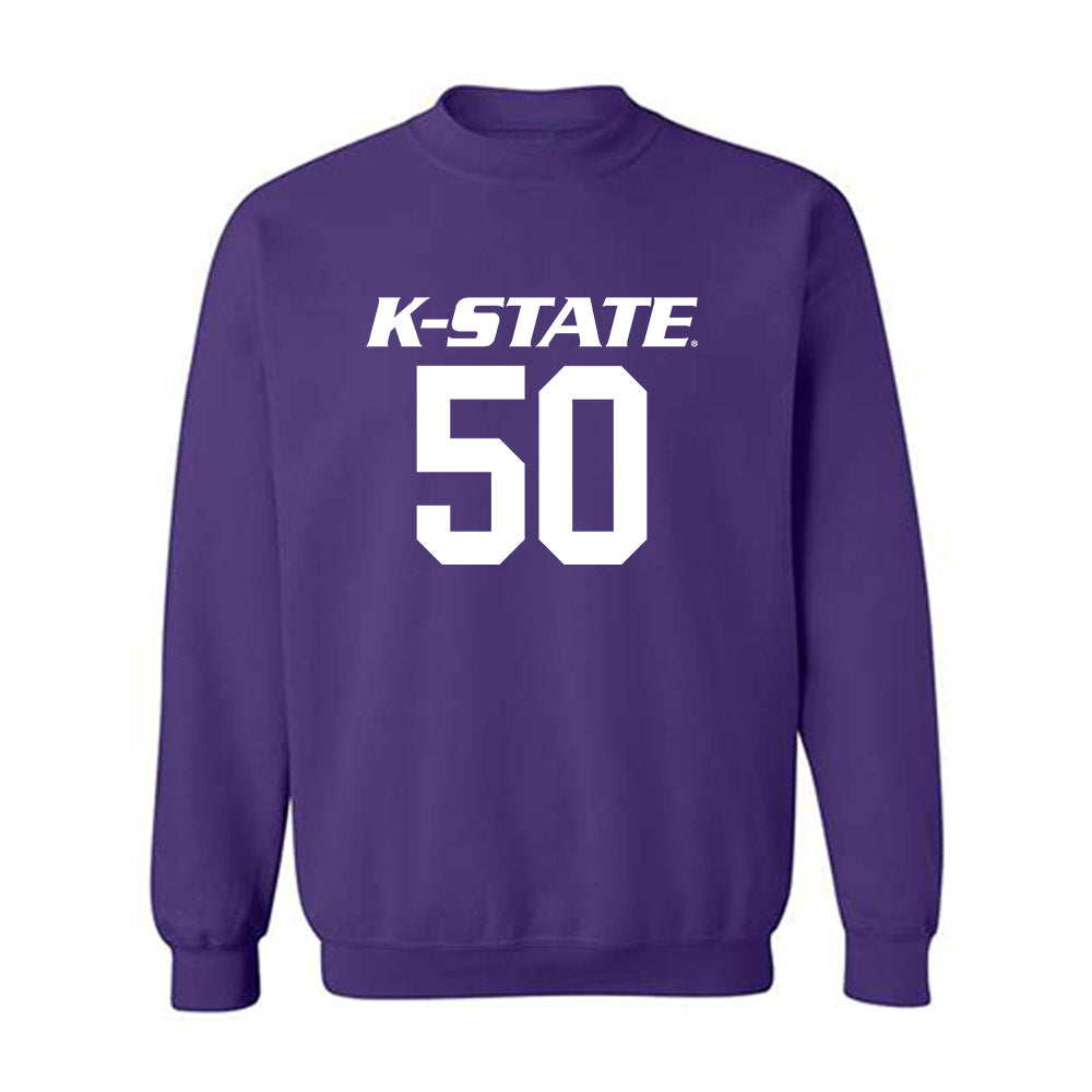 Kansas State - NCAA Football : Brock Heath - Classic Shersey Crewneck Sweatshirt-0