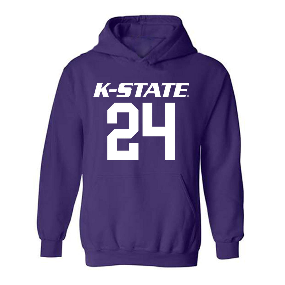 Kansas State - NCAA Women's Basketball : Jenessa Cotton - Classic Shersey Hooded Sweatshirt-0