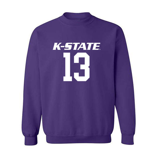 Kansas State - NCAA Football : RJ Collins - Classic Shersey Crewneck Sweatshirt-0