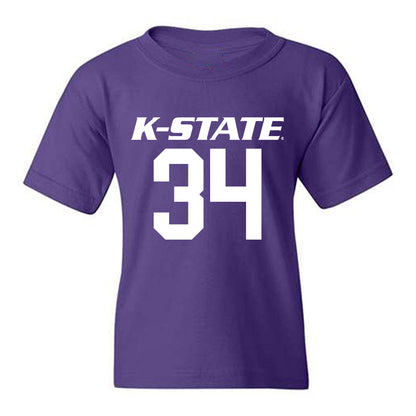 Kansas State - NCAA Men's Basketball : Nate Johnson - Classic Shersey Youth T-Shirt-0