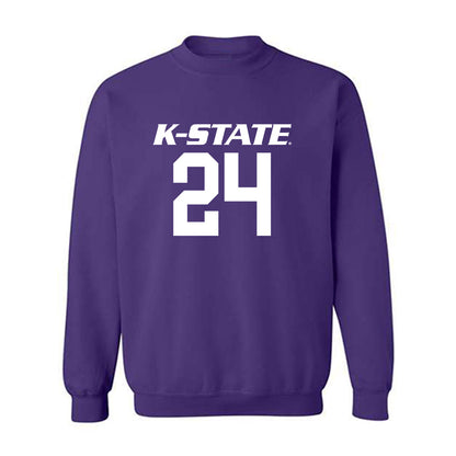 Kansas State - NCAA Women's Basketball : Jenessa Cotton - Classic Shersey Crewneck Sweatshirt-0