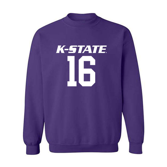 Kansas State - NCAA Football : Mason Olguin - Classic Shersey Crewneck Sweatshirt-0