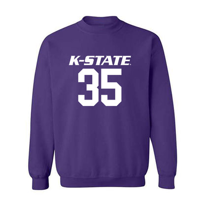 Kansas State - NCAA Baseball : Billy Eich - Classic Shersey Crewneck Sweatshirt-0