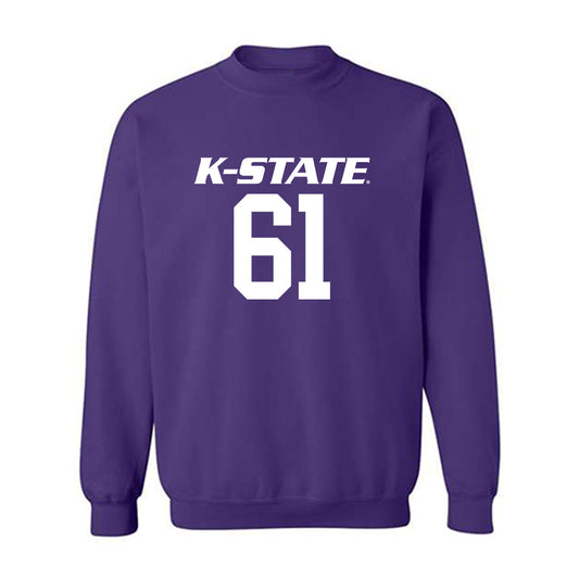 Kansas State - NCAA Baseball : Scott Rienguette - Classic Shersey Crewneck Sweatshirt-0