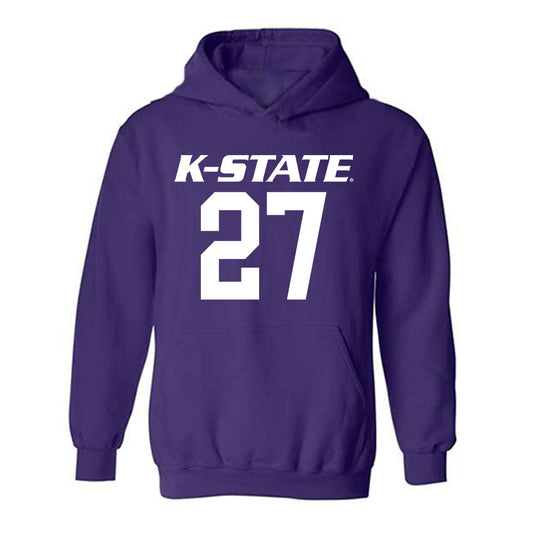 Kansas State - NCAA Football : Ben Wheeler - Classic Shersey Hooded Sweatshirt-0