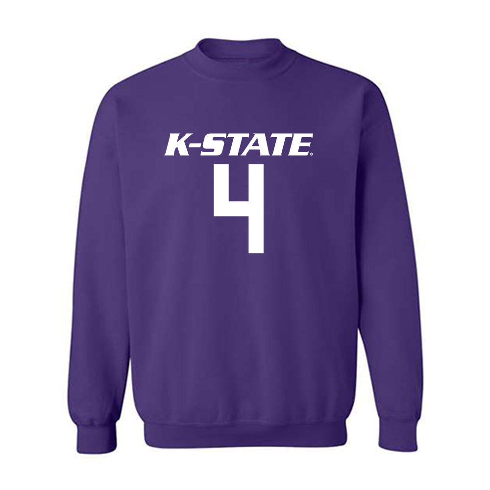 Kansas State - NCAA Men's Basketball : Pj Haggerty - Classic Shersey Crewneck Sweatshirt-0