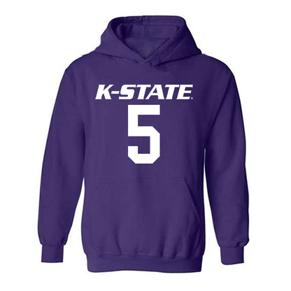 Kansas State - NCAA Women's Basketball : Aniya' Foy - Classic Shersey Hooded Sweatshirt-0