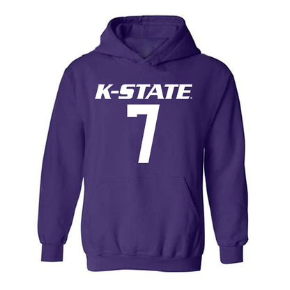 Kansas State - NCAA Women's Soccer : Sydney Coffman - Classic Shersey Hooded Sweatshirt-0