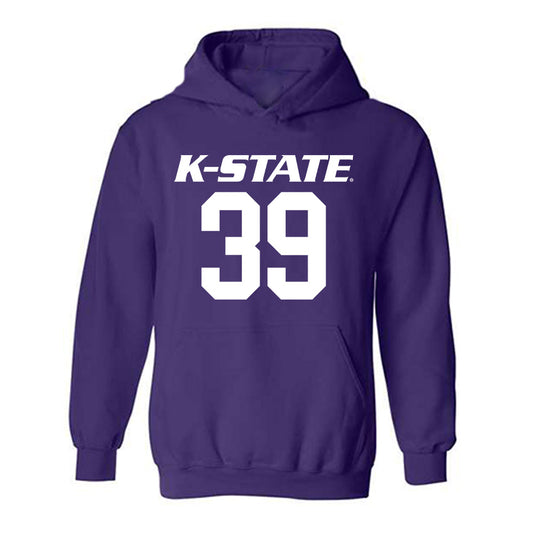 Kansas State - NCAA Football : Travis Bates - Classic Shersey Hooded Sweatshirt-0