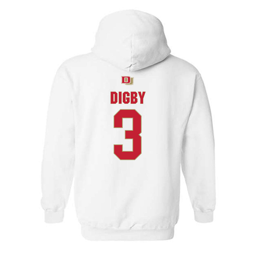 DU - NCAA Men's Lacrosse : Trey Digby - Classic Shersey Hooded Sweatshirt-1