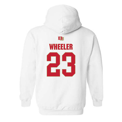 DU - NCAA Men's Soccer : Blake Wheeler - Classic Shersey Hooded Sweatshirt-1