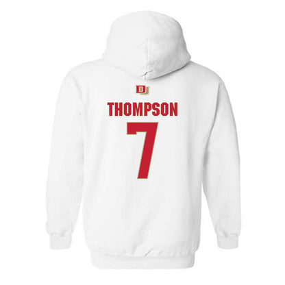 DU - NCAA Men's Ice Hockey : Aidan Thompson - Classic Shersey Hooded Sweatshirt-1