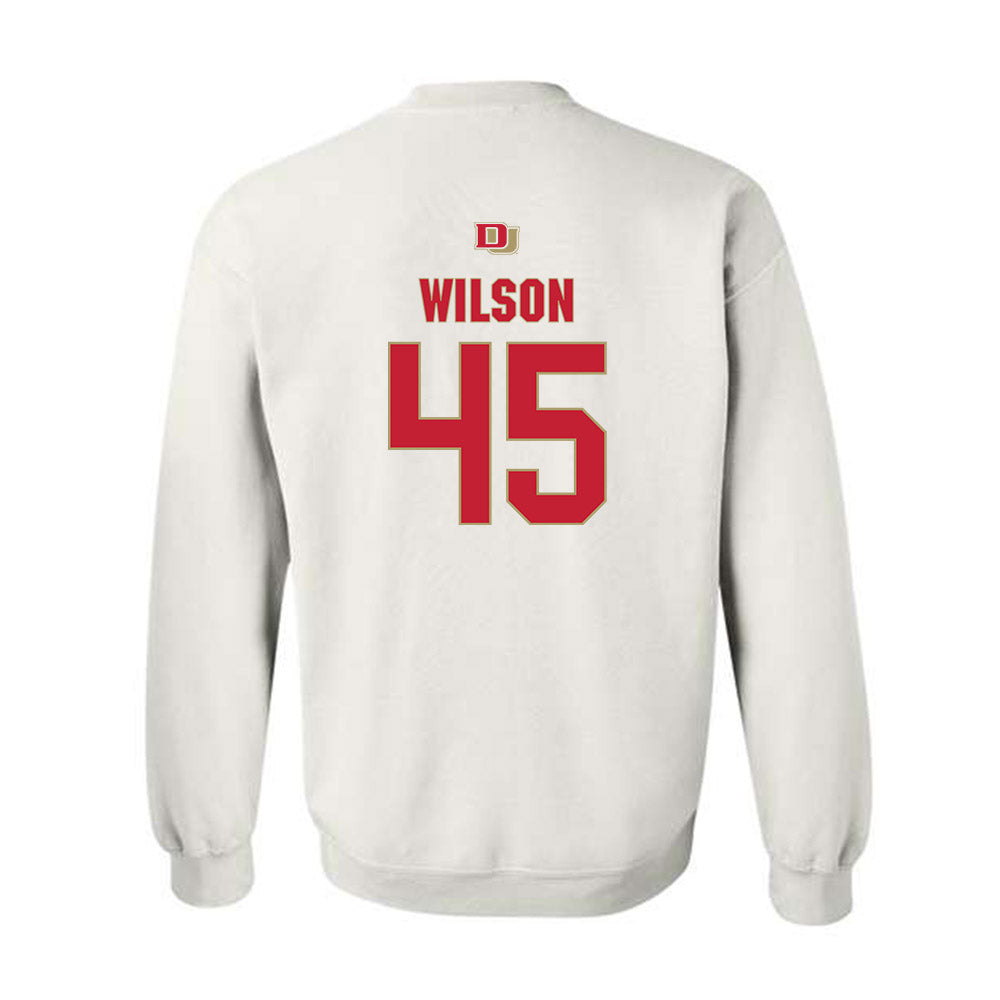 DU - NCAA Women's Lacrosse : Raegan Wilson - Classic Shersey Crewneck Sweatshirt-1