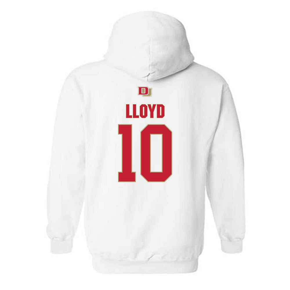 DU - NCAA Men's Basketball : Keean Lloyd - Classic Shersey Hooded Sweatshirt-1