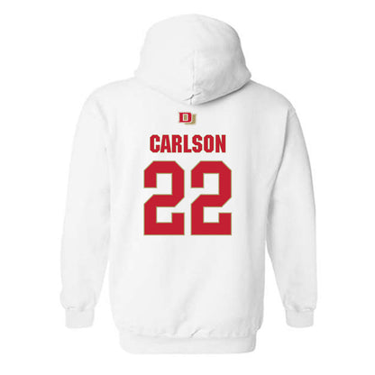 DU - NCAA Men's Soccer : Kai Carlson - Classic Shersey Hooded Sweatshirt-1