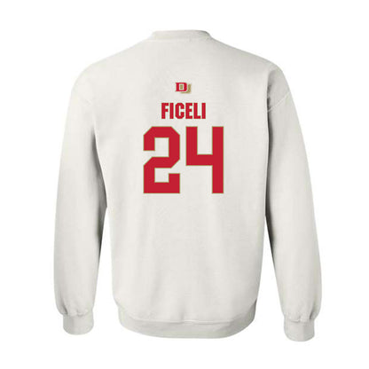 DU - NCAA Men's Lacrosse : Luke Ficeli - Classic Shersey Crewneck Sweatshirt-1