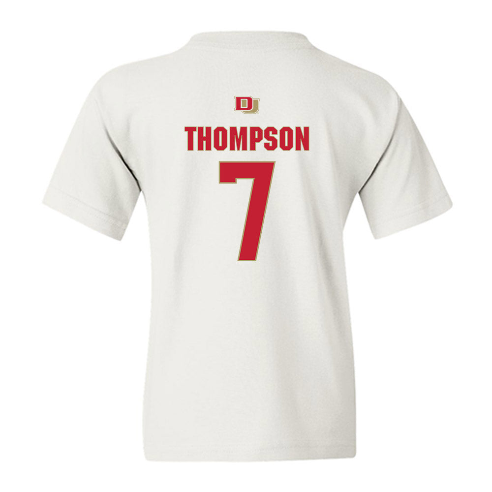 DU - NCAA Men's Ice Hockey : Aidan Thompson - Classic Shersey Youth T-Shirt-1
