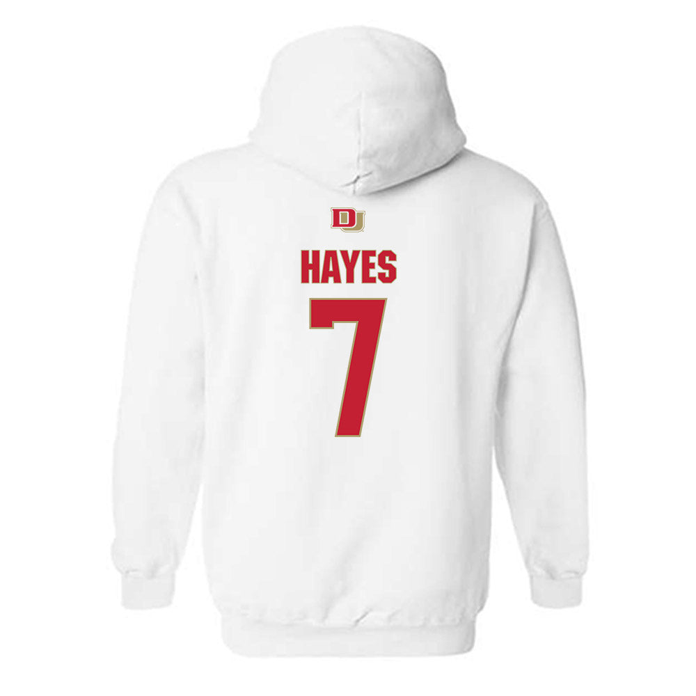 DU - NCAA Men's Lacrosse : William Hayes - Classic Shersey Hooded Sweatshirt-1