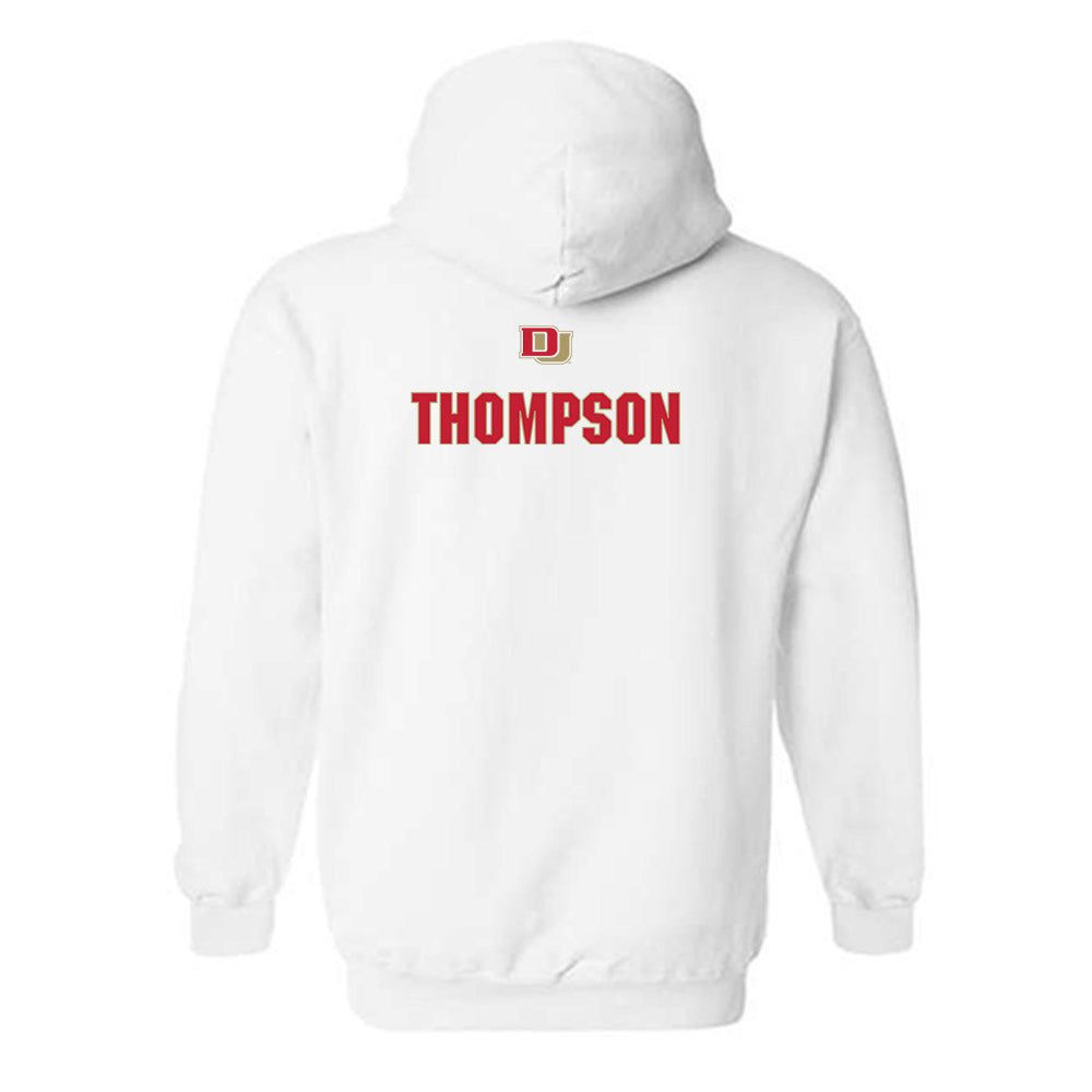 DU - NCAA Women's Gymnastics : Abbie Thompson - Classic Shersey Hooded Sweatshirt-1