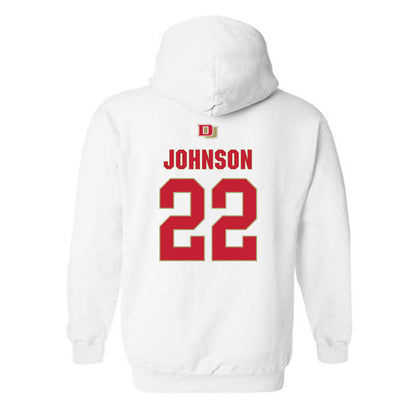 DU - NCAA Men's Lacrosse : Dakota Johnson - Classic Shersey Hooded Sweatshirt-1