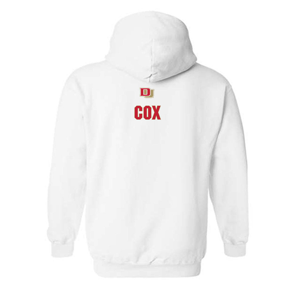 DU - NCAA Men's Swimming & Diving : Nathan Cox - Classic Shersey Hooded Sweatshirt-1