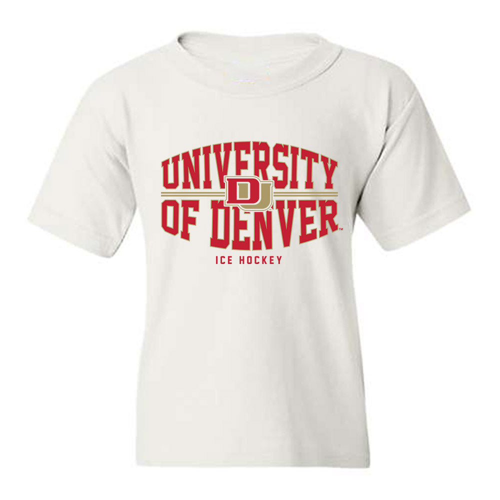 DU - NCAA Men's Ice Hockey : Aidan Thompson - Classic Shersey Youth T-Shirt-0