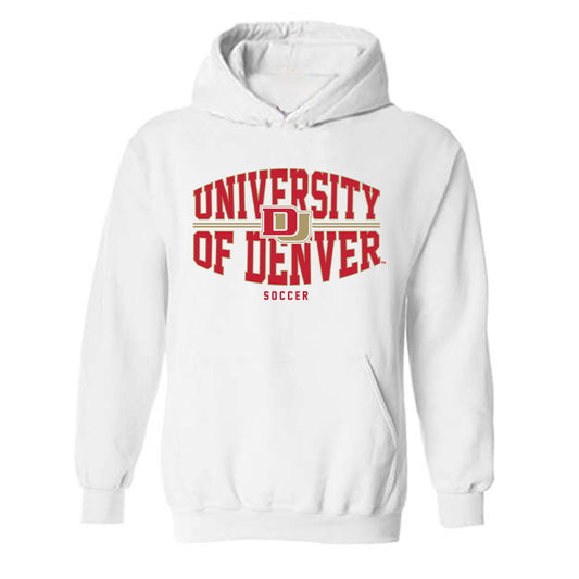 DU - NCAA Women's Soccer : Riley Jeffries - Classic Shersey Hooded Sweatshirt-0