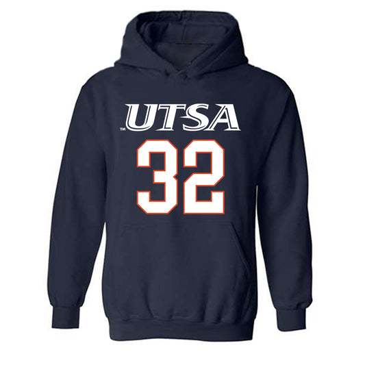 UTSA - NCAA Women's Basketball : Jordyn Jenkins - Sports Shersey Hooded Sweatshirt-0