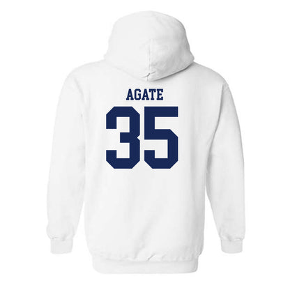 Marquette - NCAA Women's Lacrosse : Eliza Agate - Generic Shersey Hooded Sweatshirt-1