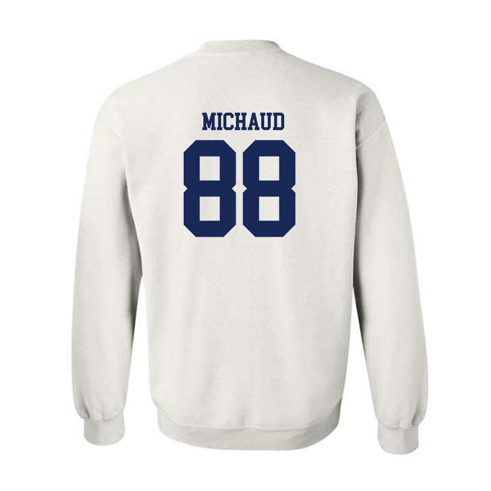 Marquette - NCAA Men's Lacrosse : Scott Michaud - Generic Shersey Crewneck Sweatshirt-1