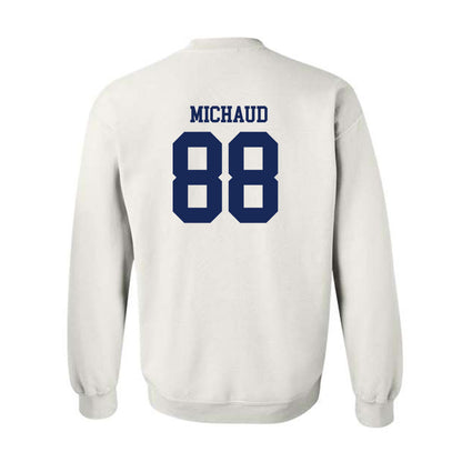 Marquette - NCAA Men's Lacrosse : Scott Michaud - Generic Shersey Crewneck Sweatshirt-1