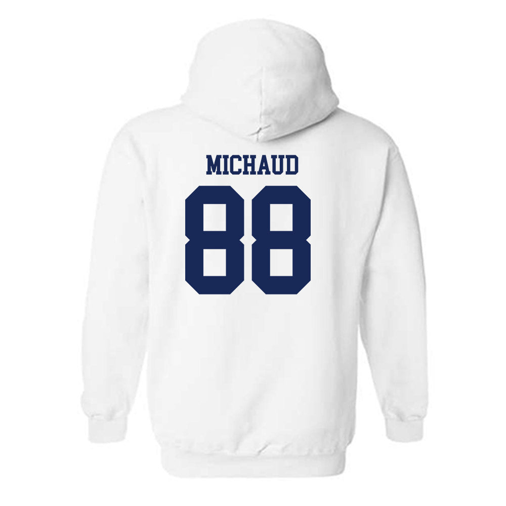Marquette - NCAA Men's Lacrosse : Scott Michaud - Generic Shersey Hooded Sweatshirt-1