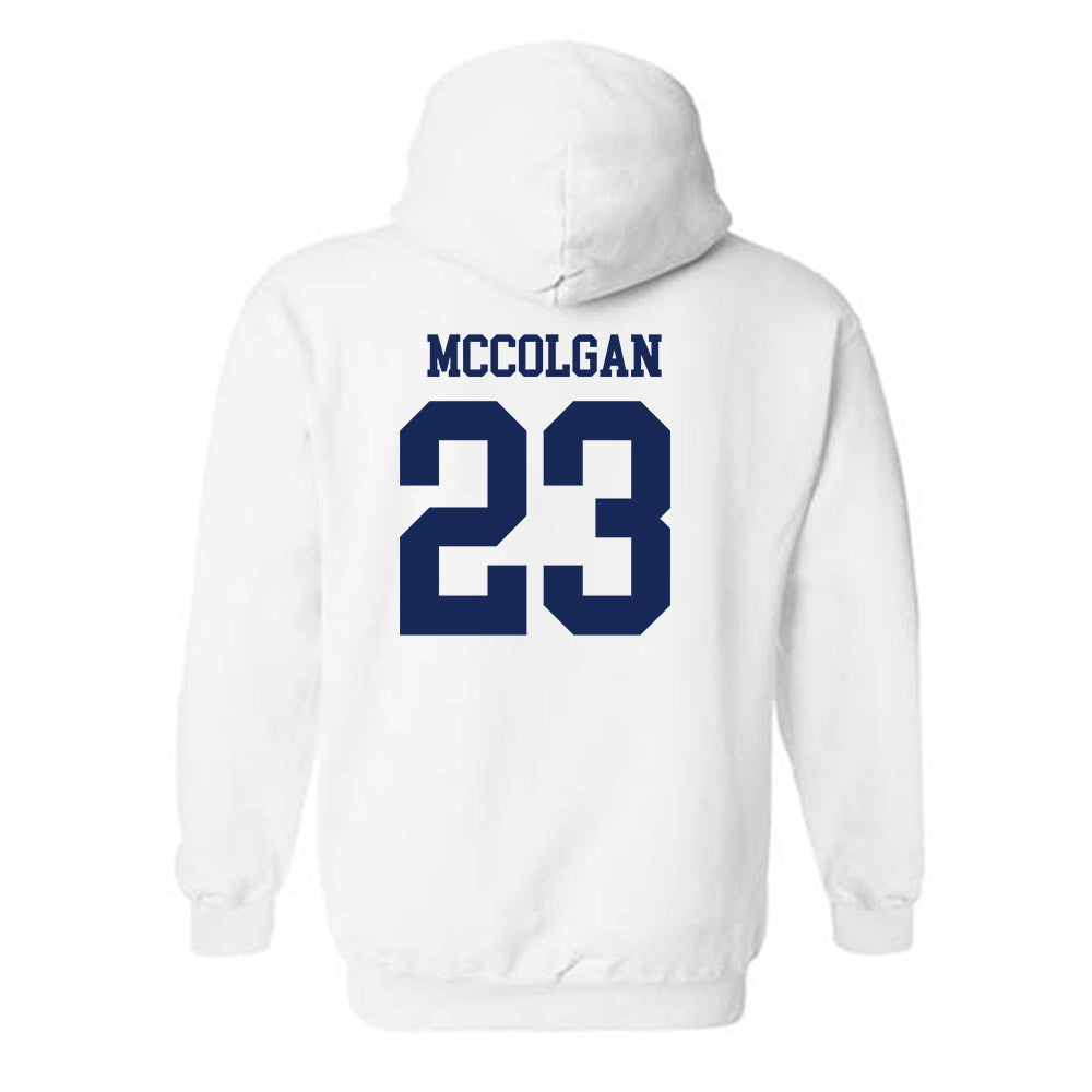 Marquette - NCAA Men's Lacrosse : PJ McColgan - Generic Shersey Hooded Sweatshirt-1