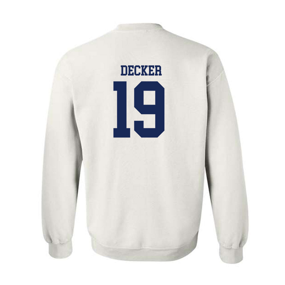 Marquette - NCAA Women's Soccer : Meg Decker - Generic Shersey Crewneck Sweatshirt-1