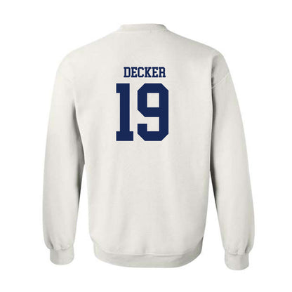 Marquette - NCAA Women's Soccer : Meg Decker - Generic Shersey Crewneck Sweatshirt-1