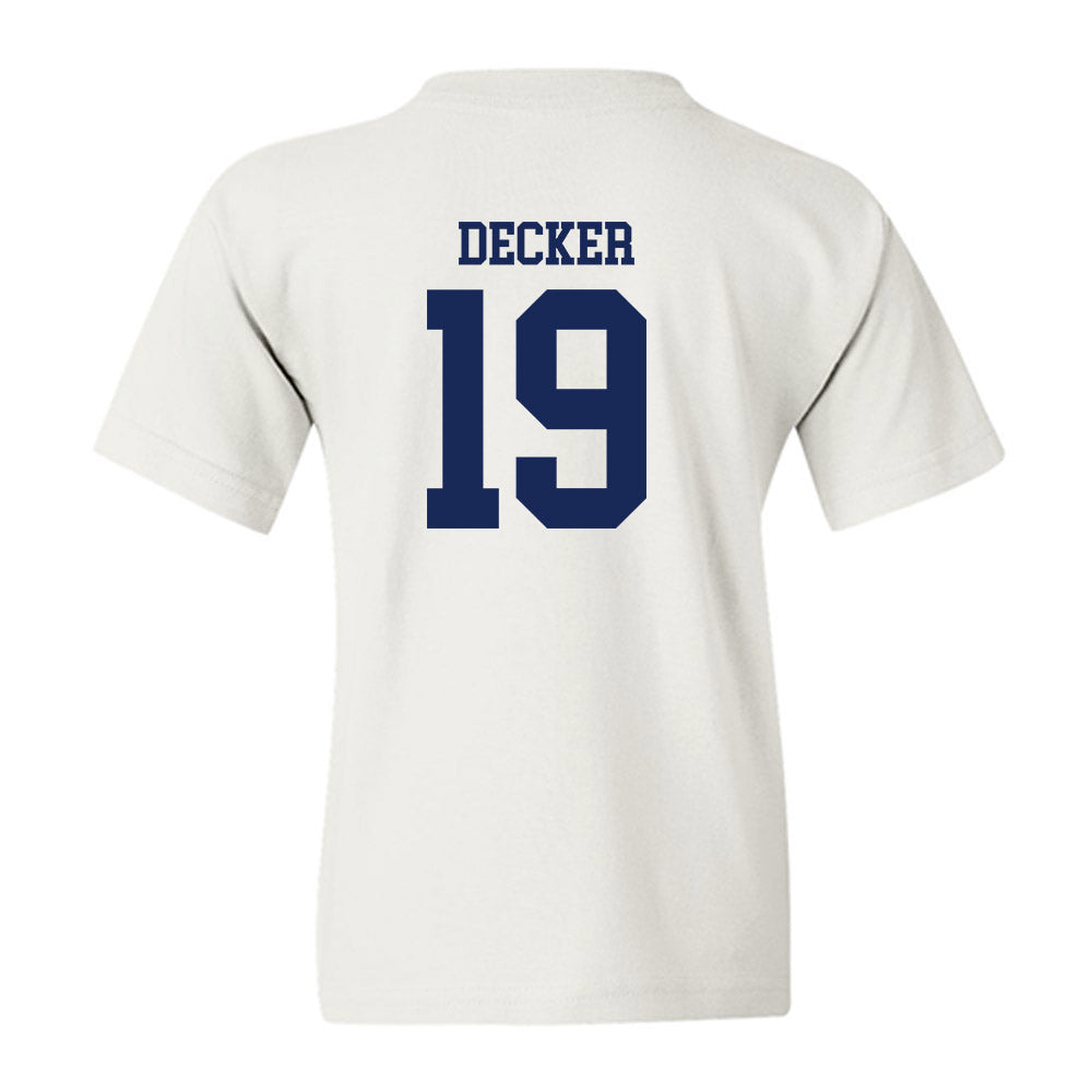 Marquette - NCAA Women's Soccer : Meg Decker - Generic Shersey Youth T-Shirt-1