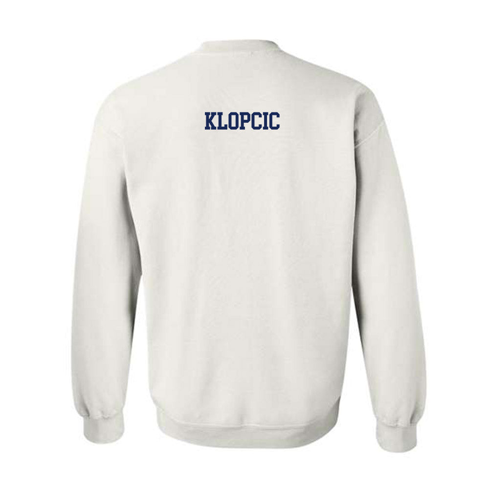 Marquette - NCAA Men's Track & Field : Andrew Klopcic - Generic Shersey Crewneck Sweatshirt-1