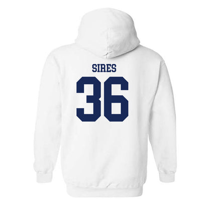 Marquette - NCAA Men's Lacrosse : Ronald Sires - Generic Shersey Hooded Sweatshirt-1