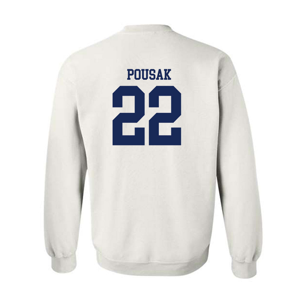 Marquette - NCAA Men's Lacrosse : Ben Pousak - Generic Shersey Crewneck Sweatshirt-1