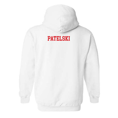 Rutgers - NCAA Men's Track & Field : Alex Patelski - Classic Shersey Hooded Sweatshirt-1