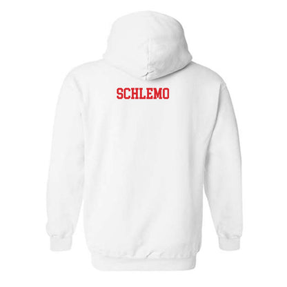 Rutgers - NCAA Women's Track & Field : Michaela Schlemo - Classic Shersey Hooded Sweatshirt-1