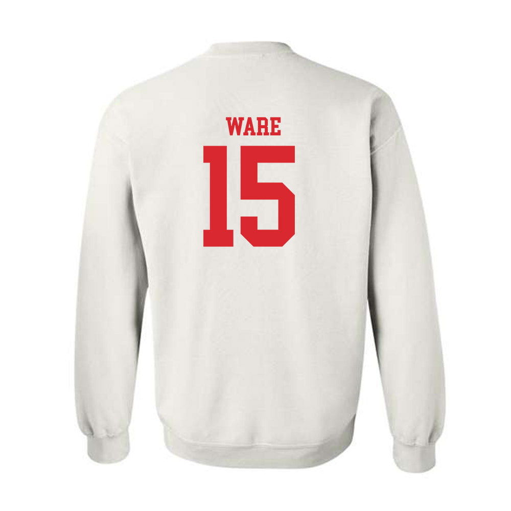 Rutgers - NCAA Men's Basketball : Gevonte Ware - Classic Shersey Crewneck Sweatshirt-1